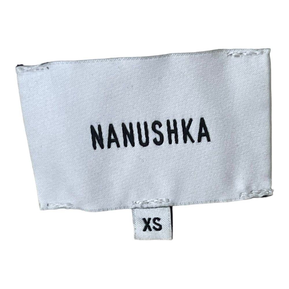 Nanushka Puffer Jacket Quilted Padded Textured Marble Croc Winter Gorpcore XS - Picture 15 of 16